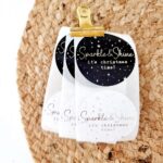 Kerststicker | Sparkle & Shine it's christmas time! | 10 stuks