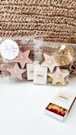 Kerstcadeautje | Sterren waxinelicht - Afbeelding 5