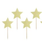 Traktatieprikker | ster goud - Afbeelding 2