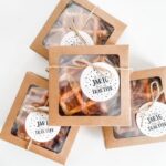 Craft doosje met venster |  5 stuks