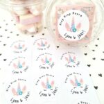 Verjaardagsticker met naam | Eenhoorn