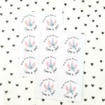 Verjaardagsticker met naam | Eenhoorn - Afbeelding 3
