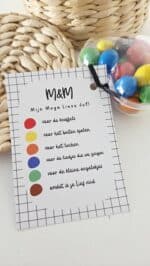 Cadeaukaart | M&M juf - Afbeelding 2