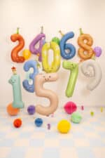 Cijferballon | Smiley | drie - Afbeelding 3