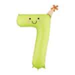 Cijferballon | Smiley | zeven