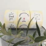 Sticker | A sweet thank you | 10 stuks - Afbeelding 3