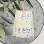 Sticker | Bedankt heel fijn dat je er was! | 10 stuks
