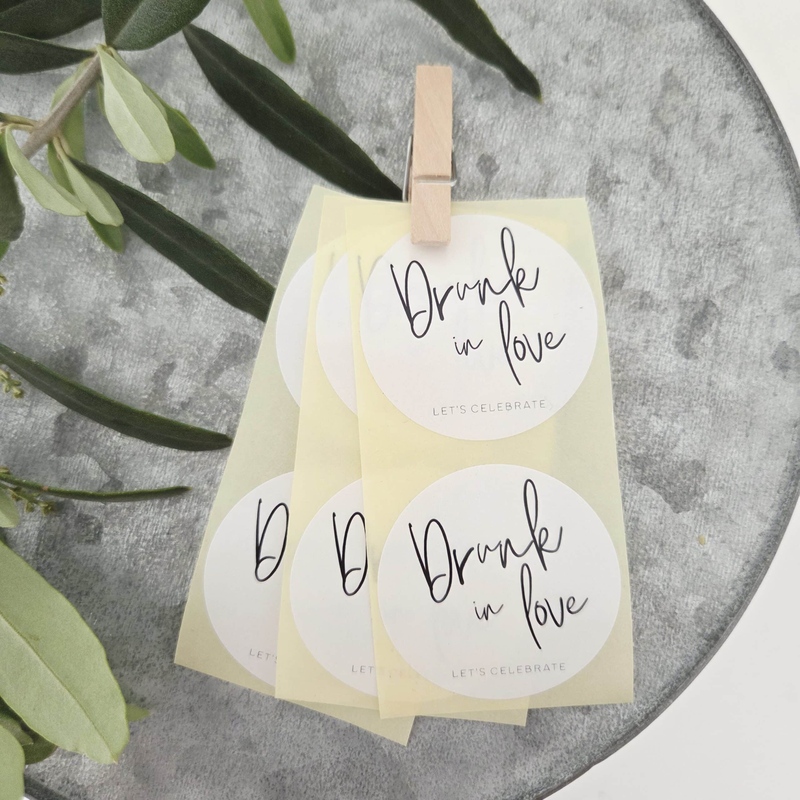 Drunk in love (2) Sticker | Drunk in love | 10 stuks - Afbeelding 1