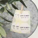 Sticker | Love is sweat | 10 stuks