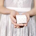 Gouden hartjes doosje | 10 stuks