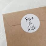 Sticker | Save the date | 10 stuks - Afbeelding 2