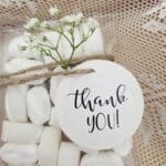 Sticker | Thank you | 10 stuks - Afbeelding 2