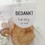 Sticker | Bedankt Leuk dat je er was | 10 stuks - Afbeelding 2