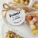 Bruilofts sticker met naam | Bedankt We hebben (ge)noten! - Afbeelding 4
