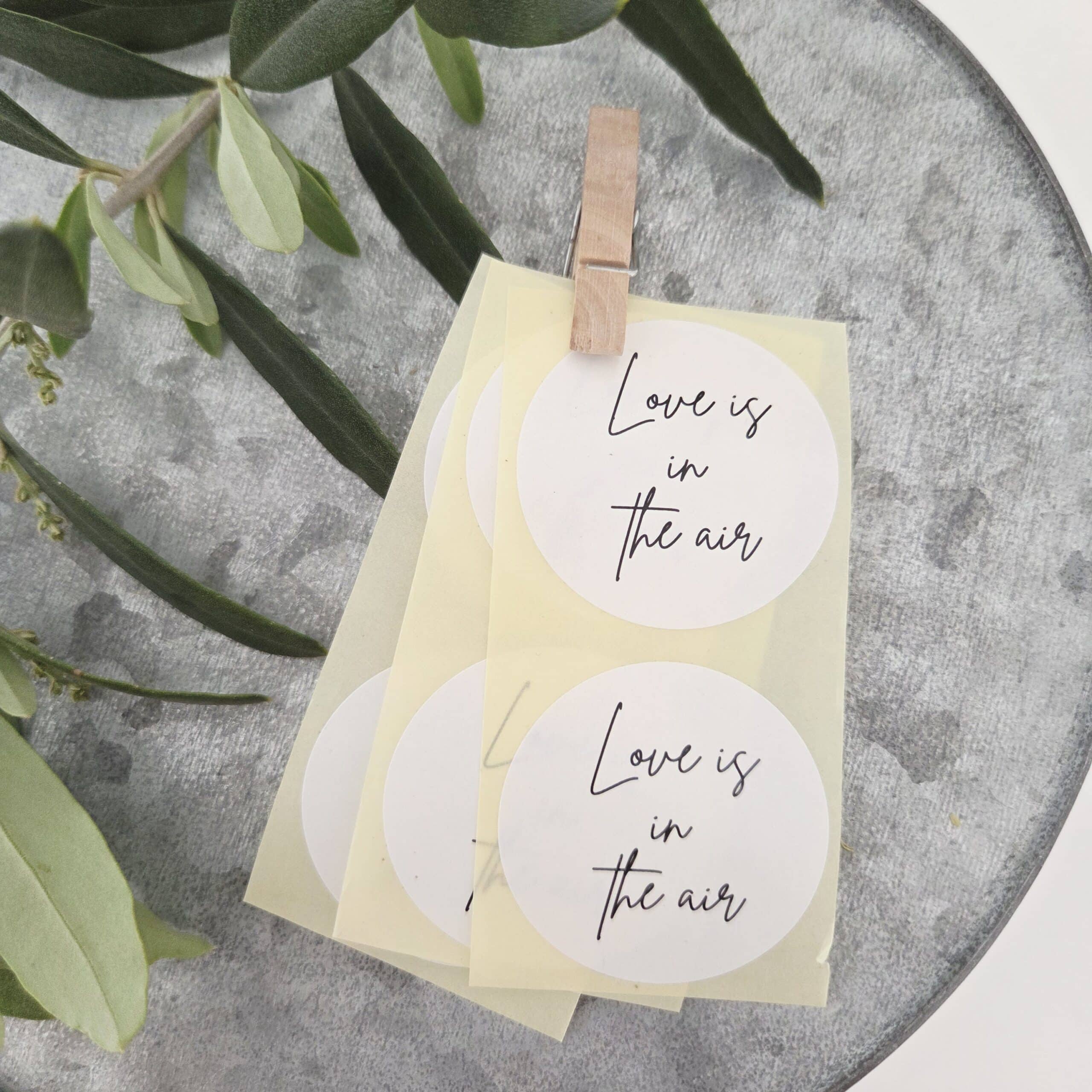 love is in the air Sticker | Love is in the air | 10 stuks - Afbeelding 1