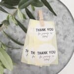 Sticker | THANK YOU for joining us today | 10 stuks