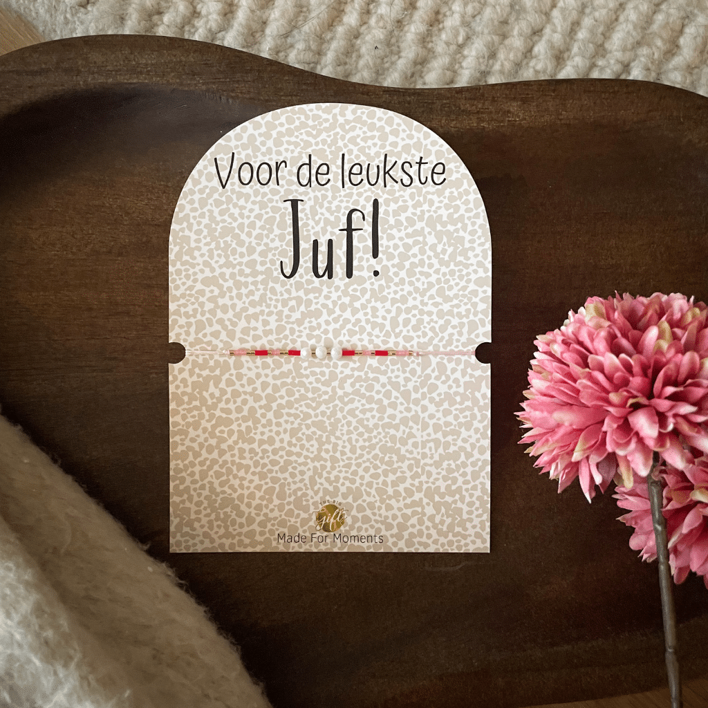 Armband voor de juf 1 Armband | Voor de leukste juf - Afbeelding 1