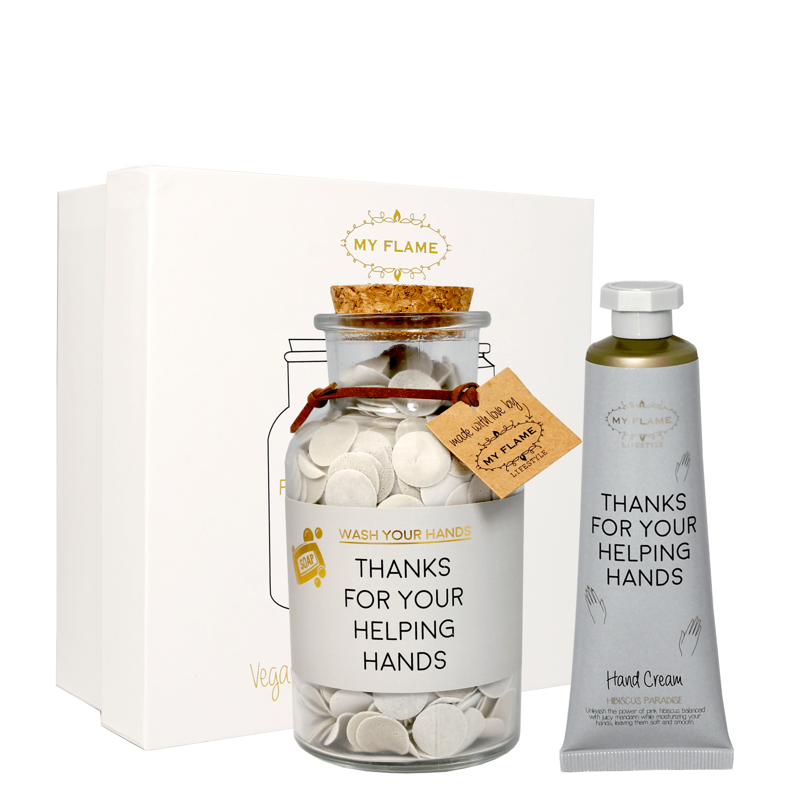 my-flame-lifestyle-giftbox-thanks-for-your-helping Giftbox | Thanks for helping hands - Afbeelding 1