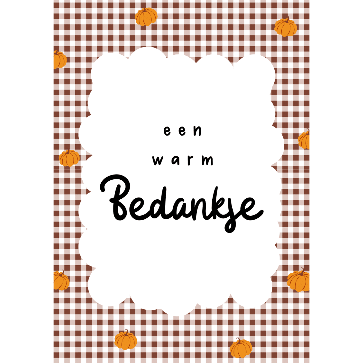 Ontwerp zonder titel (2) Cadeaukaart | Een warm bedankje - herfst - Afbeelding 1