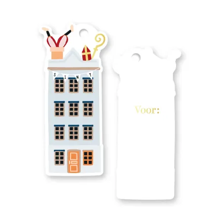 0039079_kp-cadeaulabel-pietenhuis-37x82mm_450 Sinterklaas cadeaulabel | Pietenhuis | 3 stuks - Afbeelding 1
