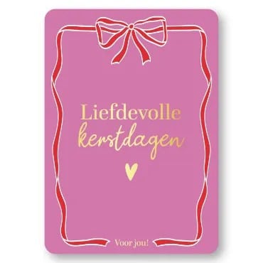 0039233_kp-wenskaarten-a6-liefdevolle-kerstdagen-10-stuks_450 Wenskaarten kerst | Liefdevolle kerstdagen - Afbeelding 1