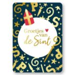 Sinterklaas wenskaart | Groetjes van de sint