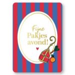 Sinterklaas wenskaart | Fijne pakjesavond
