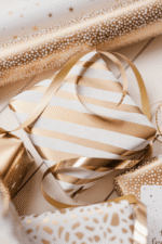Kerst cadeaupapier | Pure gold | 5 rollen - Afbeelding 3
