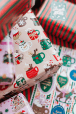 Kerst cadeaupapier | Christmas party | 5 rollen - Afbeelding 6