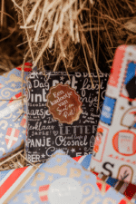 Sinterklaas sticker | Een kadootje van sint en piet | 12 stuks - Afbeelding 2