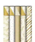 Kerst cadeaupapier | Pure gold | 5 rollen - Afbeelding 6