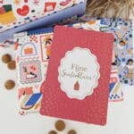 Sinterklaas wenskaart | Fijne sinterklaas (rood) - Afbeelding 2