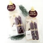 Kerstcadeautje | Autogeurhanger + kaarsen