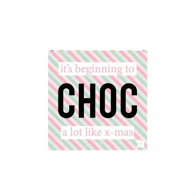 its-beginning-to-choc-a-lot-like-christmas-chocola It's beginning to CHOC a lot like Christmas | Chocolade - Afbeelding 1